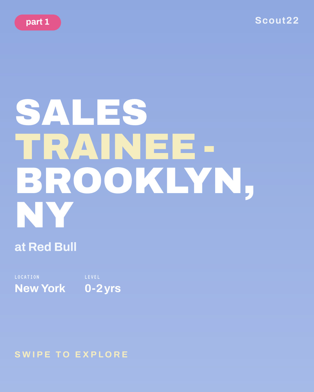 Sales Trainee - Brooklyn, NY at Red Bull