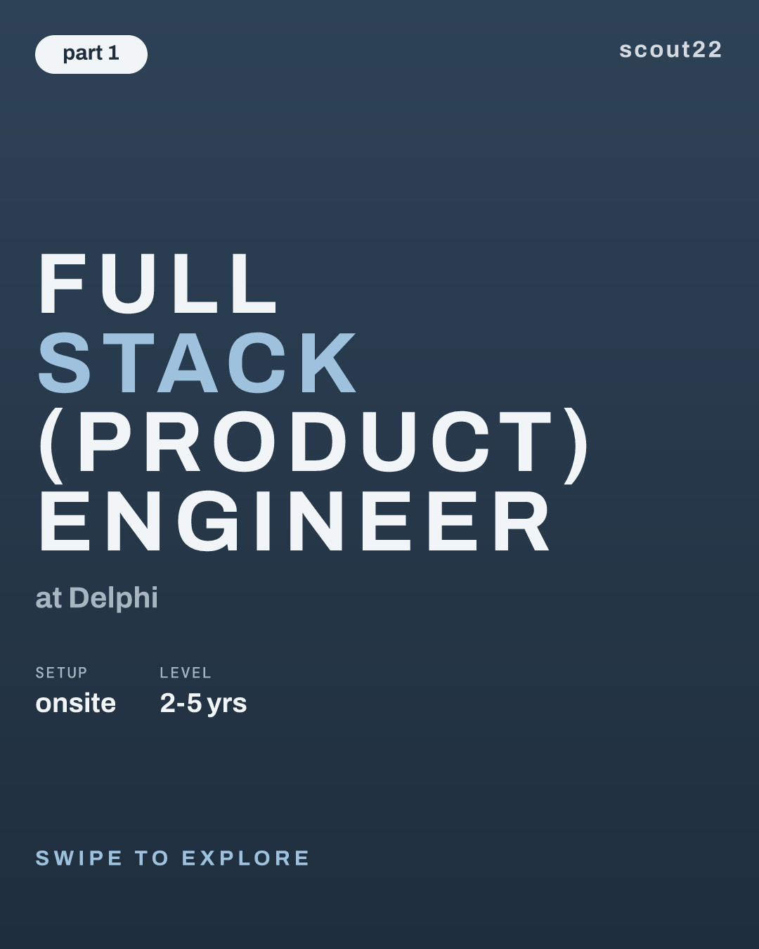 Full Stack (Product) Engineer at Delphi