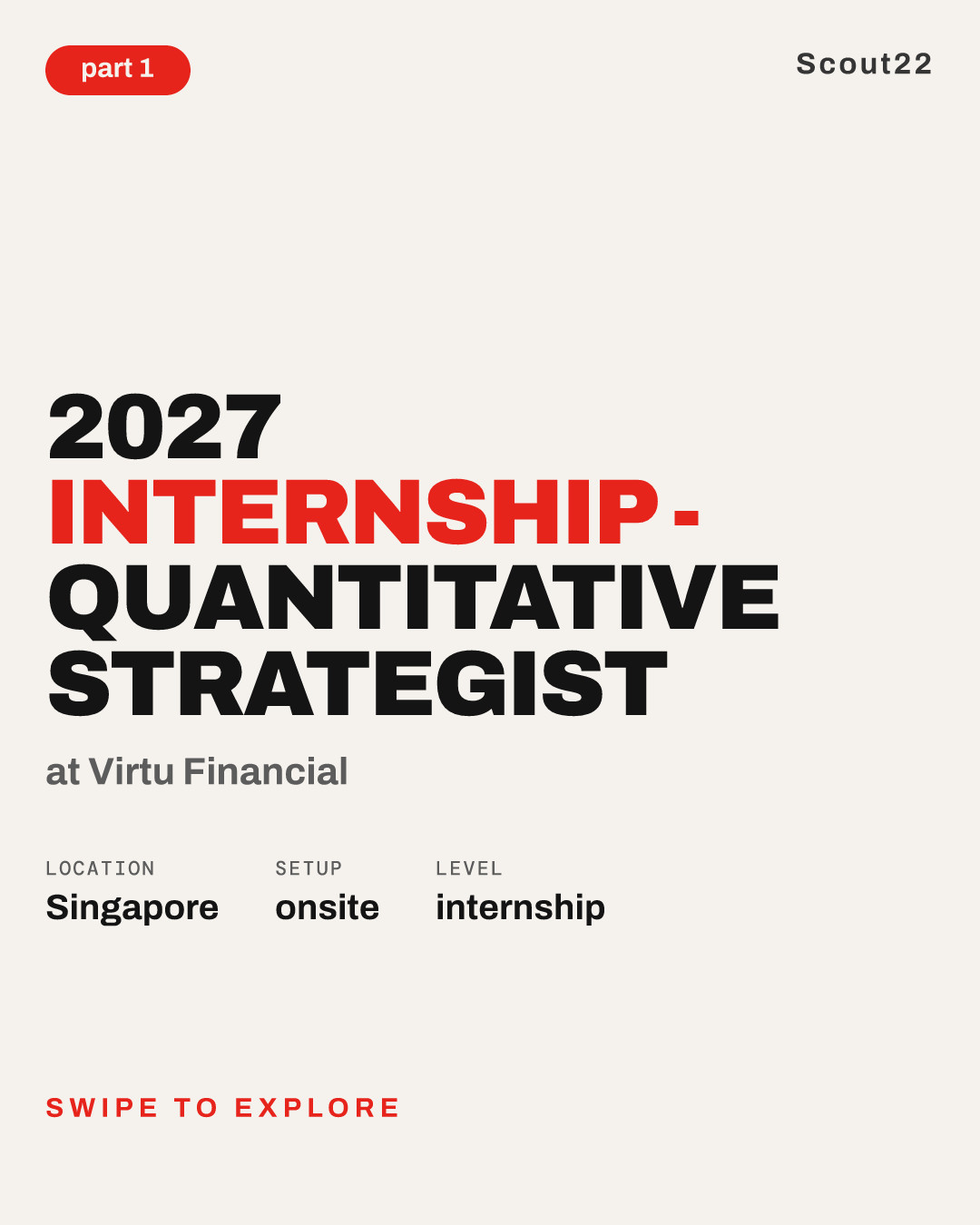 2027 Internship - Quantitative Strategist at Virtu Financial