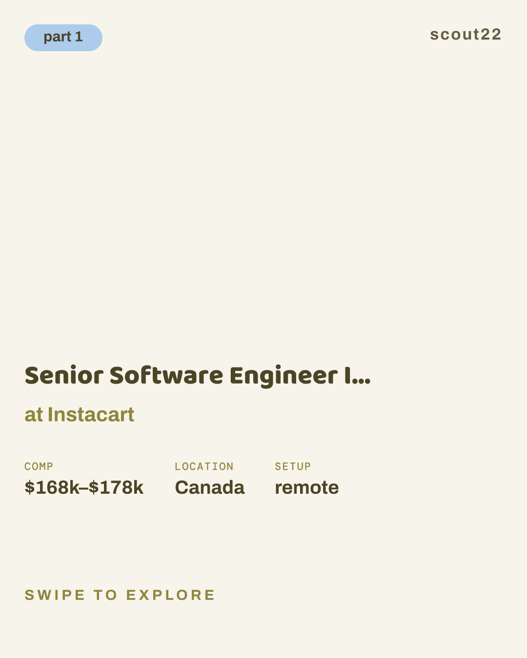 Senior Software Engineer I — Agentic Analytics at Instacart
