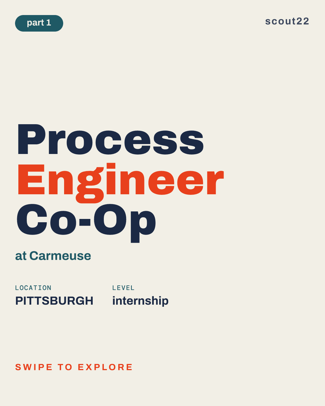 Process Engineer Co-Op at Carmeuse