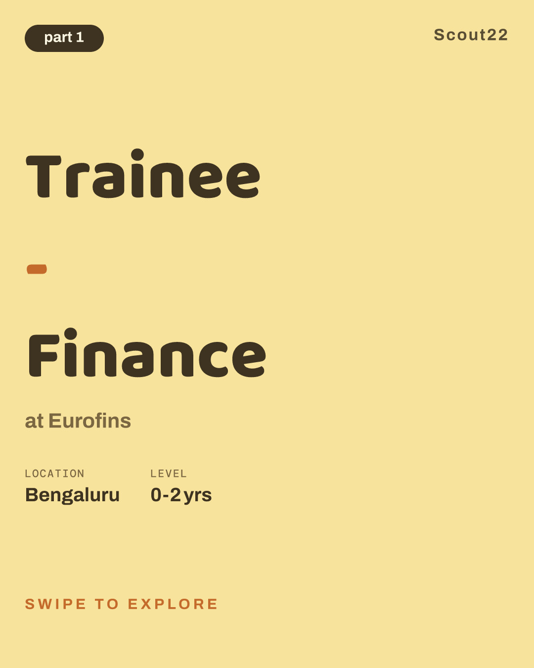 Trainee - Finance at Eurofins