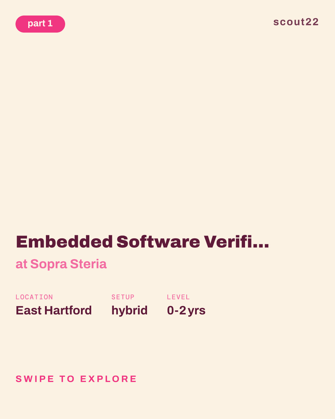 Embedded Software Verification Engineer (Entry Level) at Sopra Steria