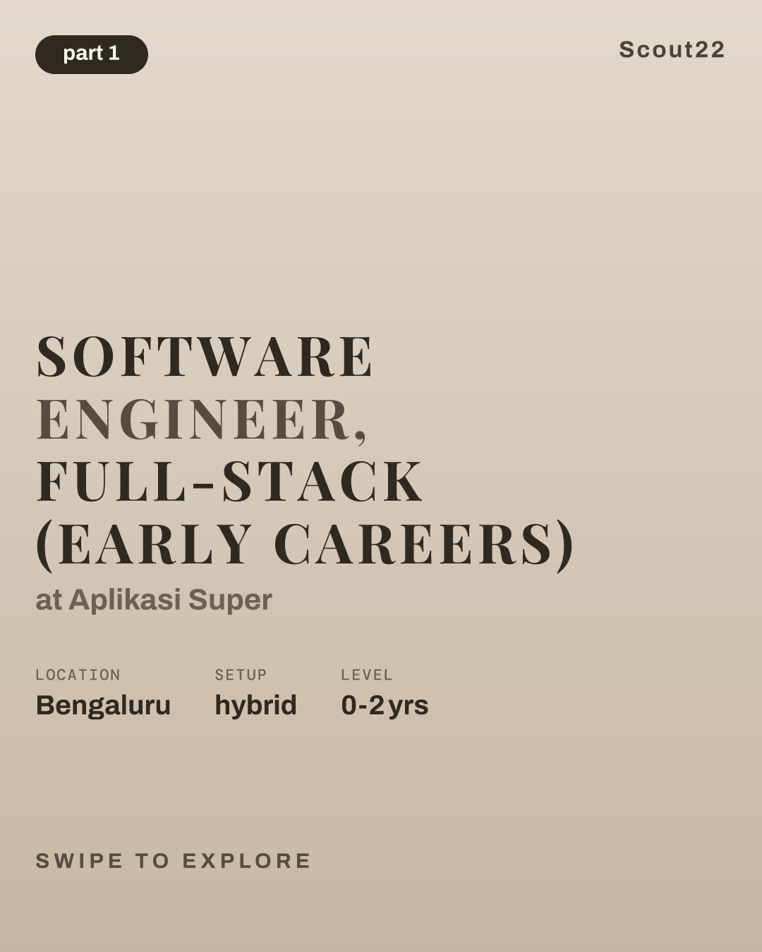 Software Engineer, Full-Stack (Early Careers) at Aplikasi Super