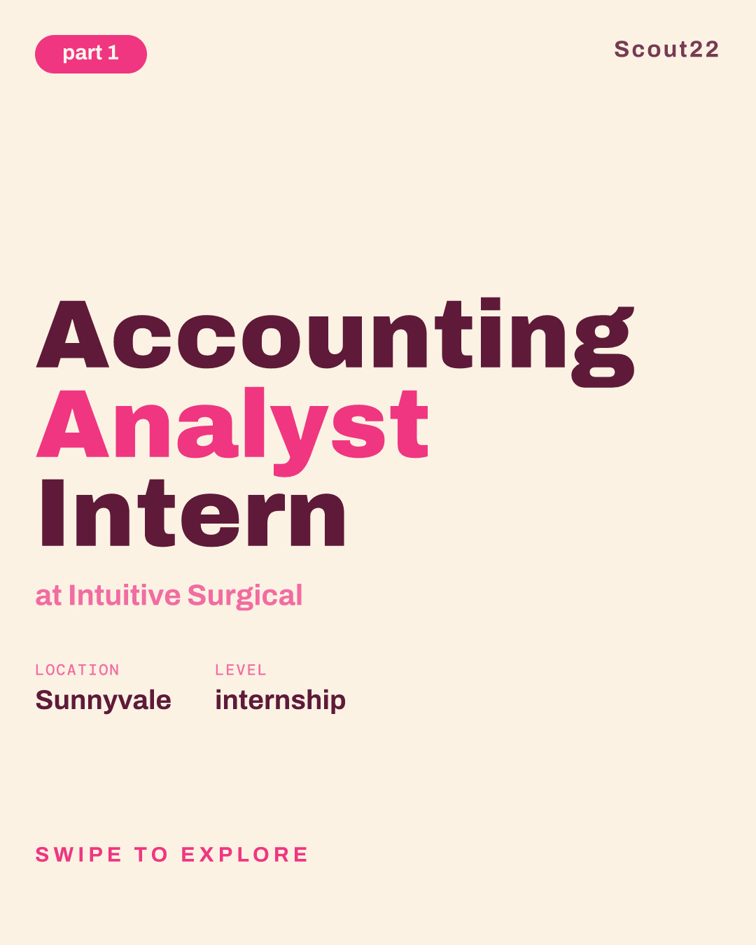Accounting Analyst Intern at Intuitive Surgical