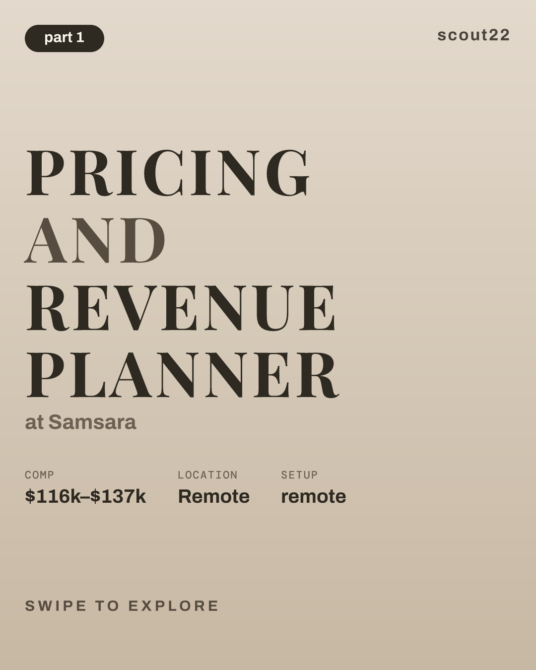 Pricing and Revenue Planner at Samsara