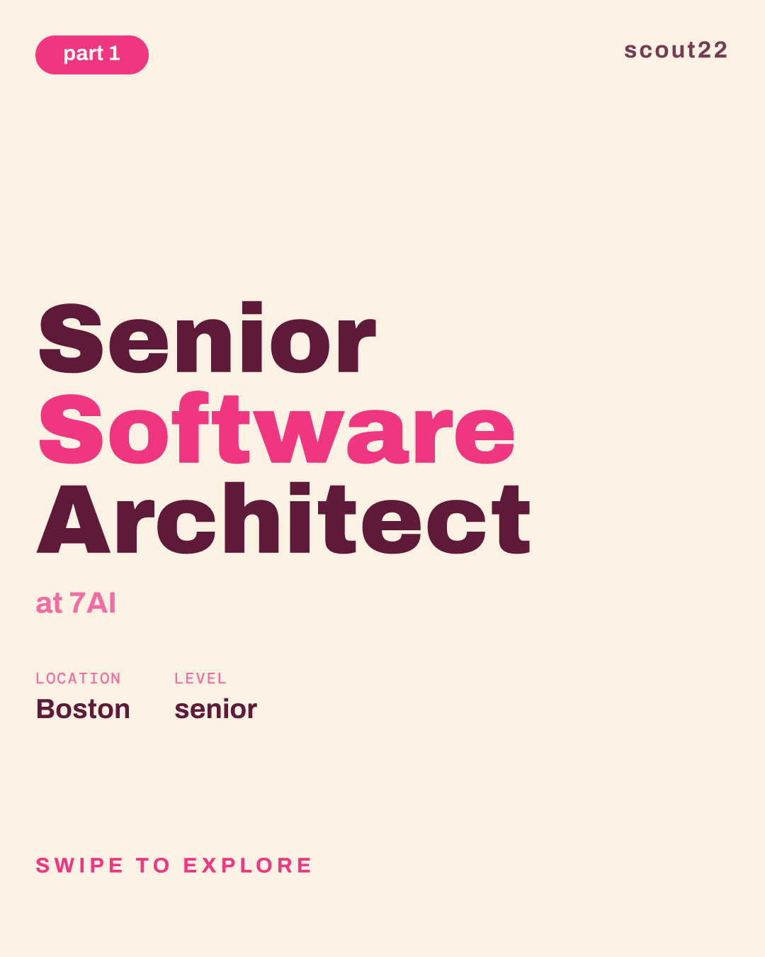 Senior Software Architect at 7AI