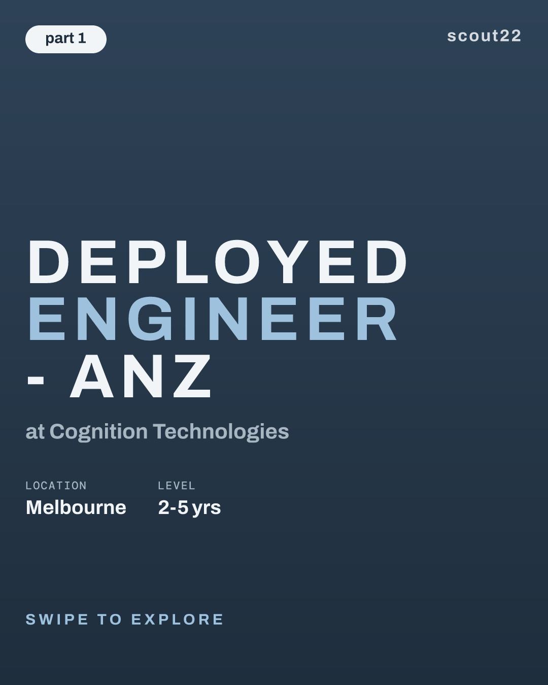 Deployed Engineer - ANZ at Cognition Technologies
