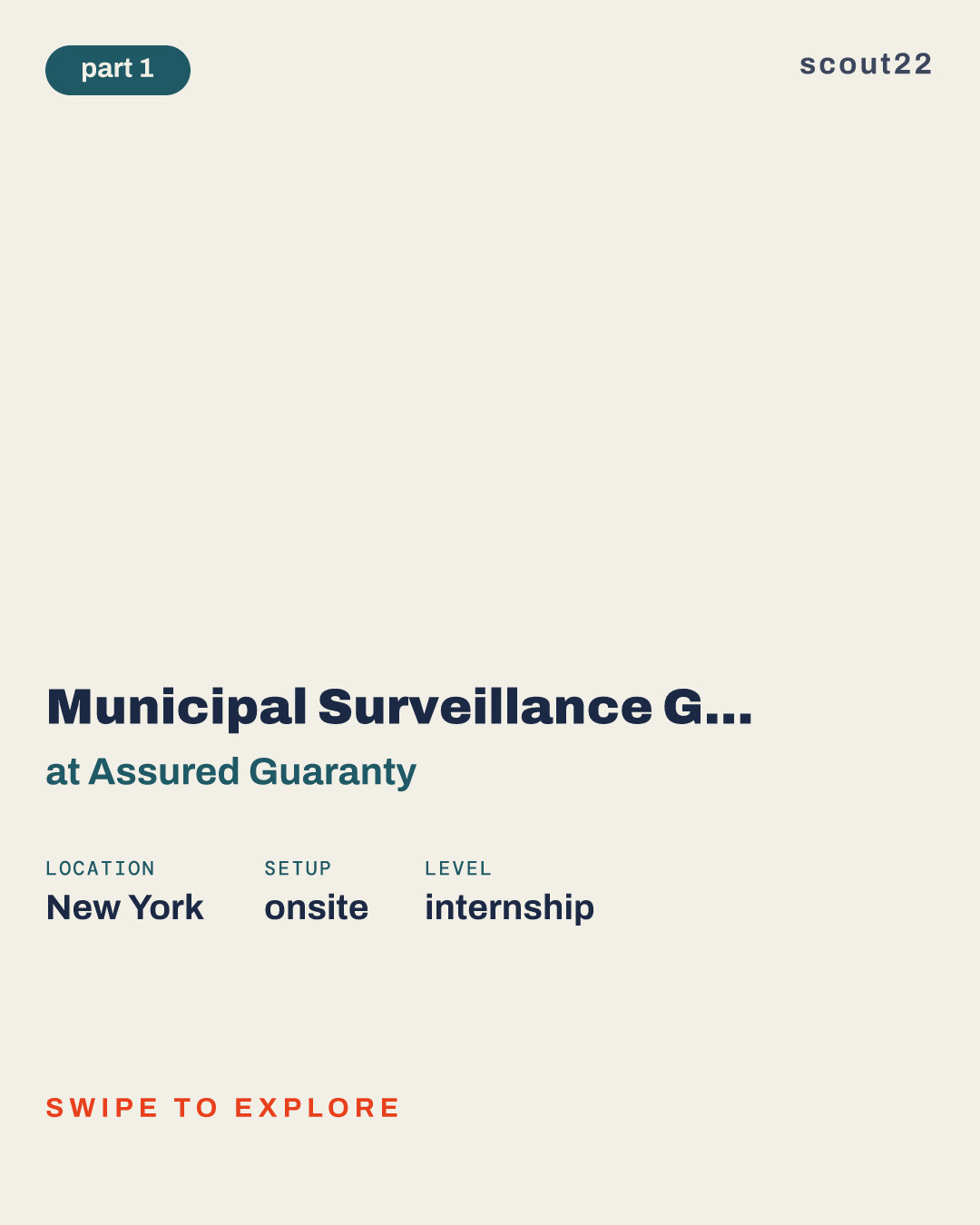 Municipal Surveillance General Obligation Sector Summer & Academic Year Intern - 2027 at Assured Guaranty