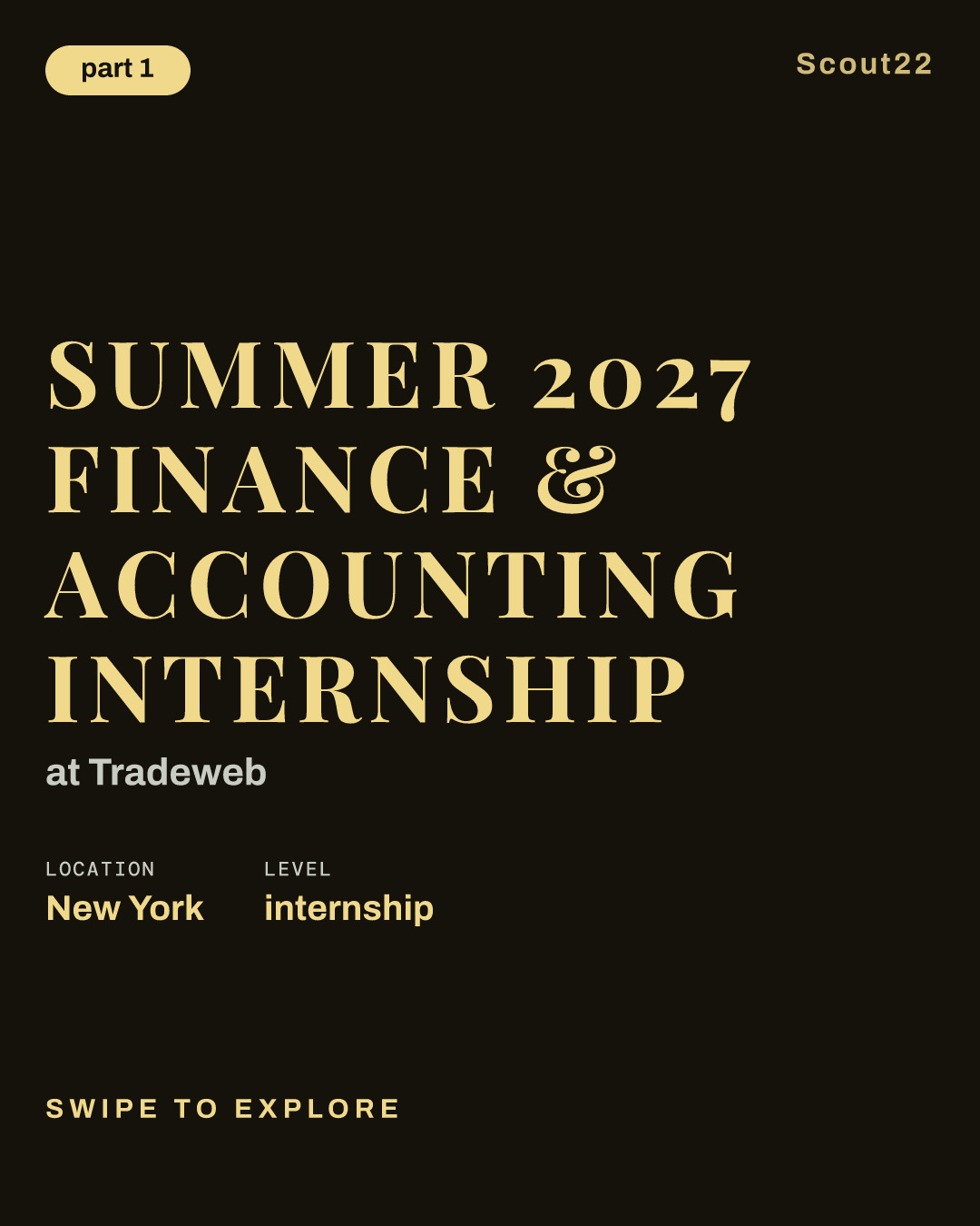 Summer 2027 Finance & Accounting Internship at Tradeweb