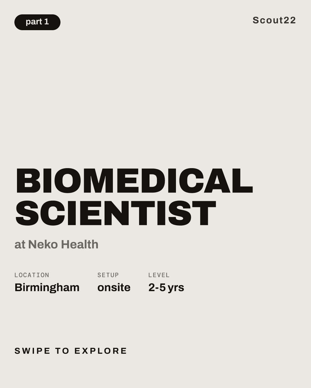 Biomedical Scientist at Neko Health