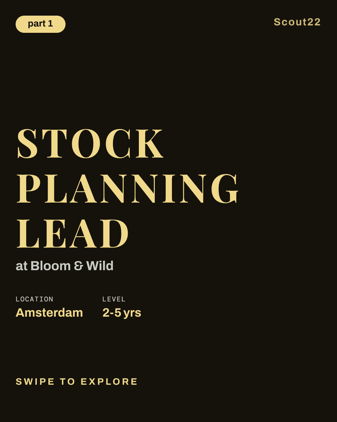 Stock Planning Lead at Bloom & Wild