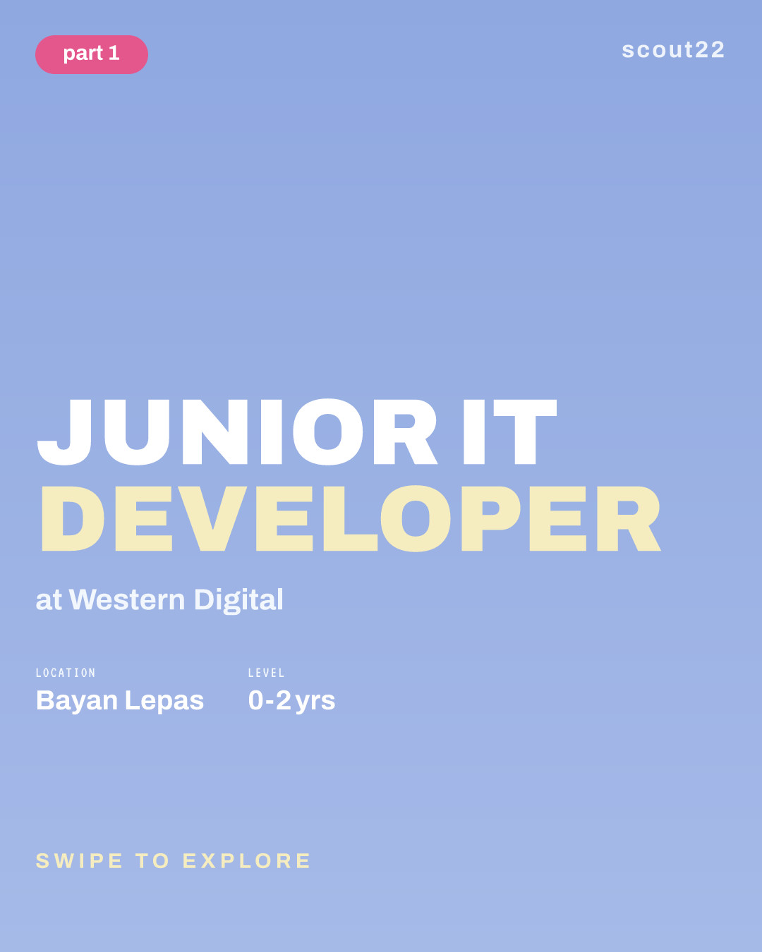Junior IT Developer at Western Digital