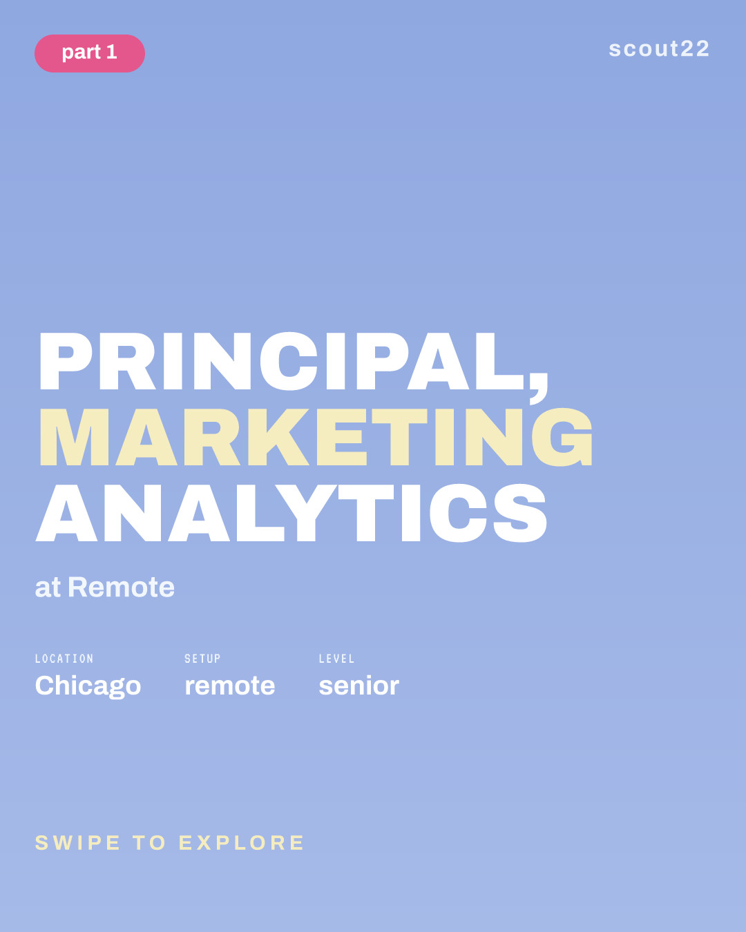 Principal, Marketing Analytics at Remote
