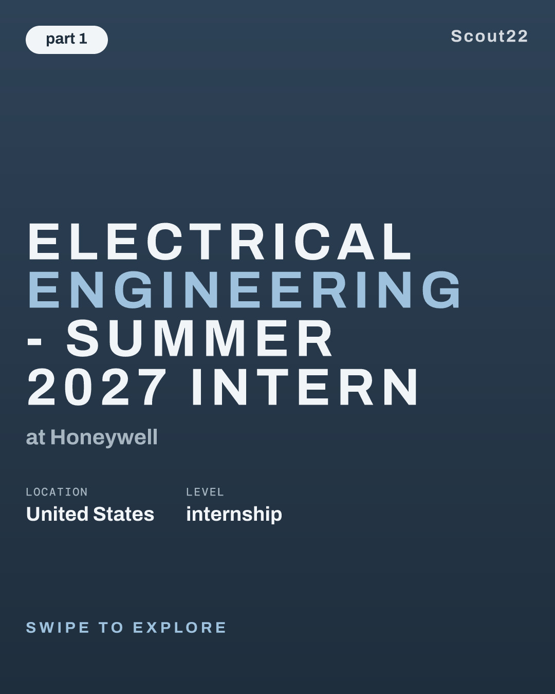 Electrical Engineering - Summer 2027 Intern at Honeywell