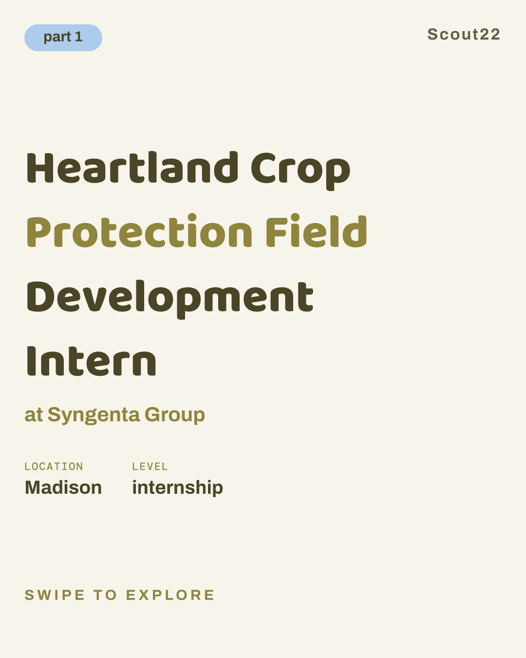 Heartland Crop Protection Field Development Intern at Syngenta Group