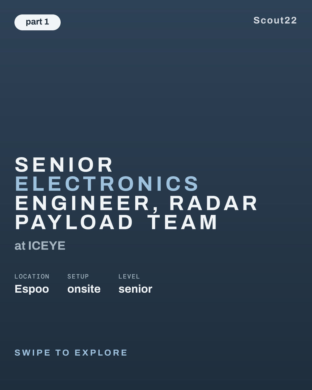 Senior Electronics Engineer, Radar Payload Team at ICEYE