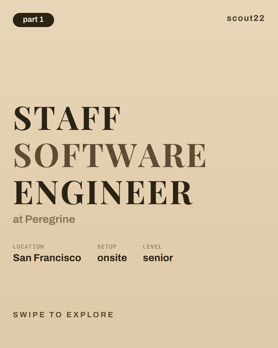 Staff Software Engineer at Peregrine