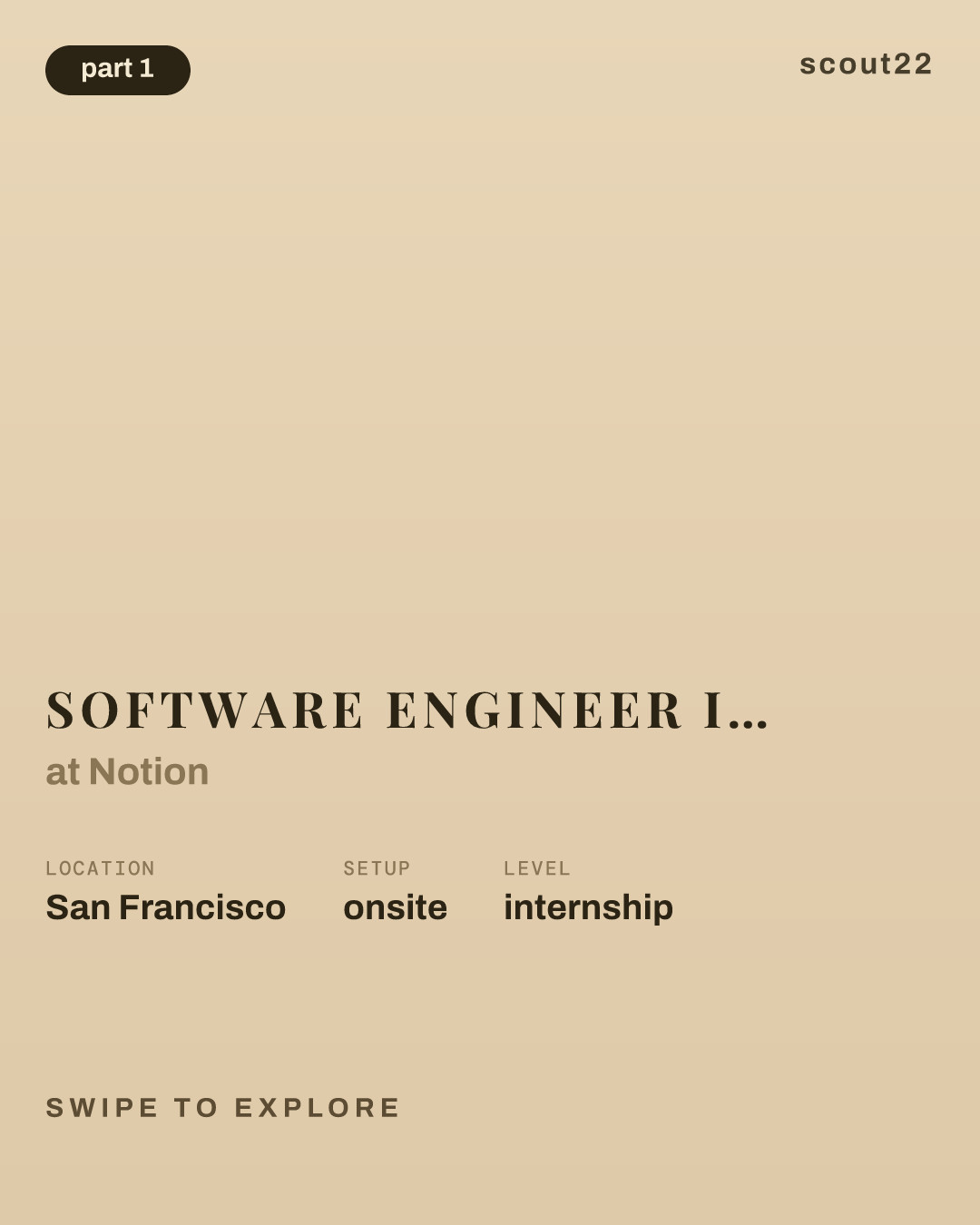 Software Engineer Intern (Summer 2027) at Notion