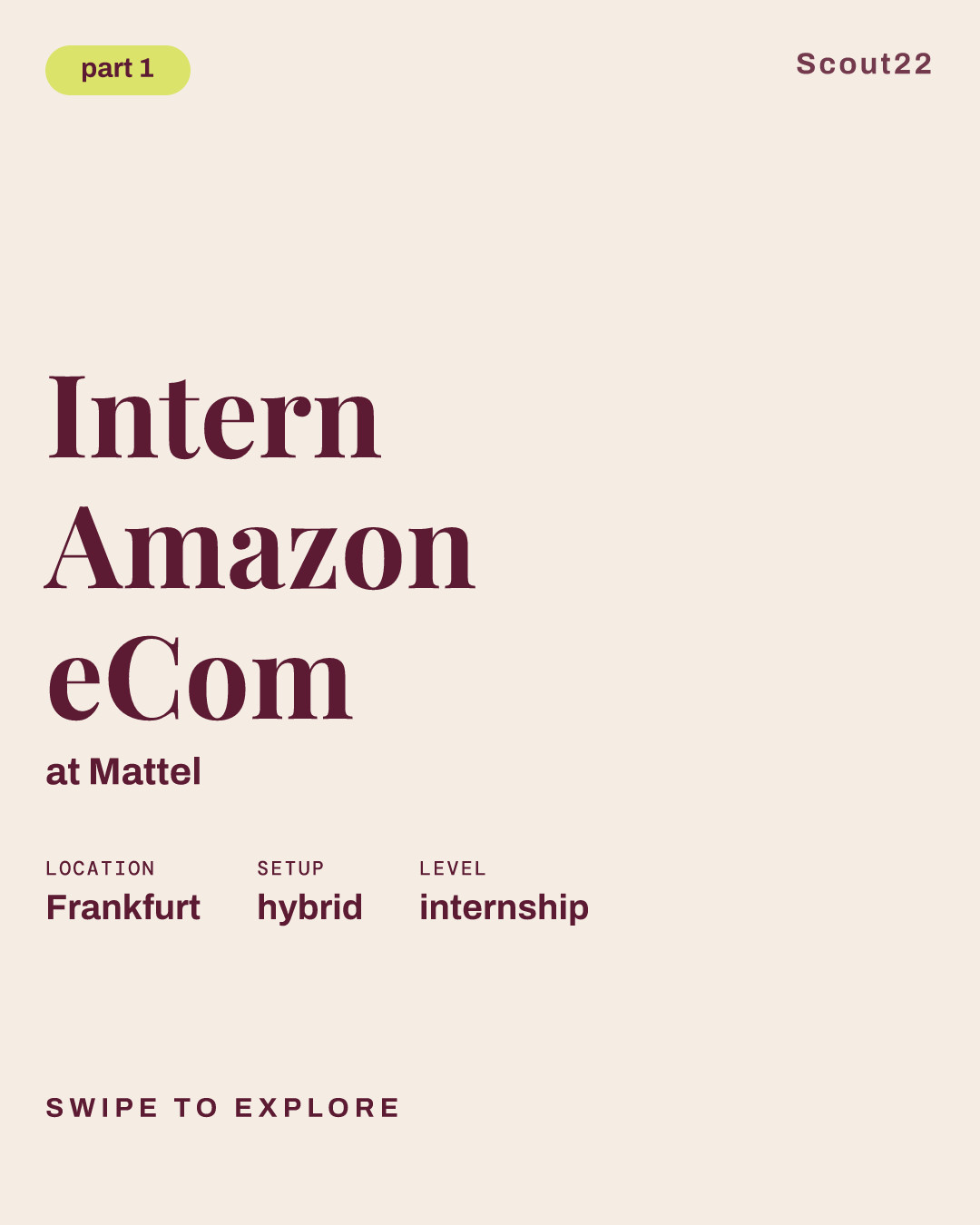 Intern Amazon eCom at Mattel