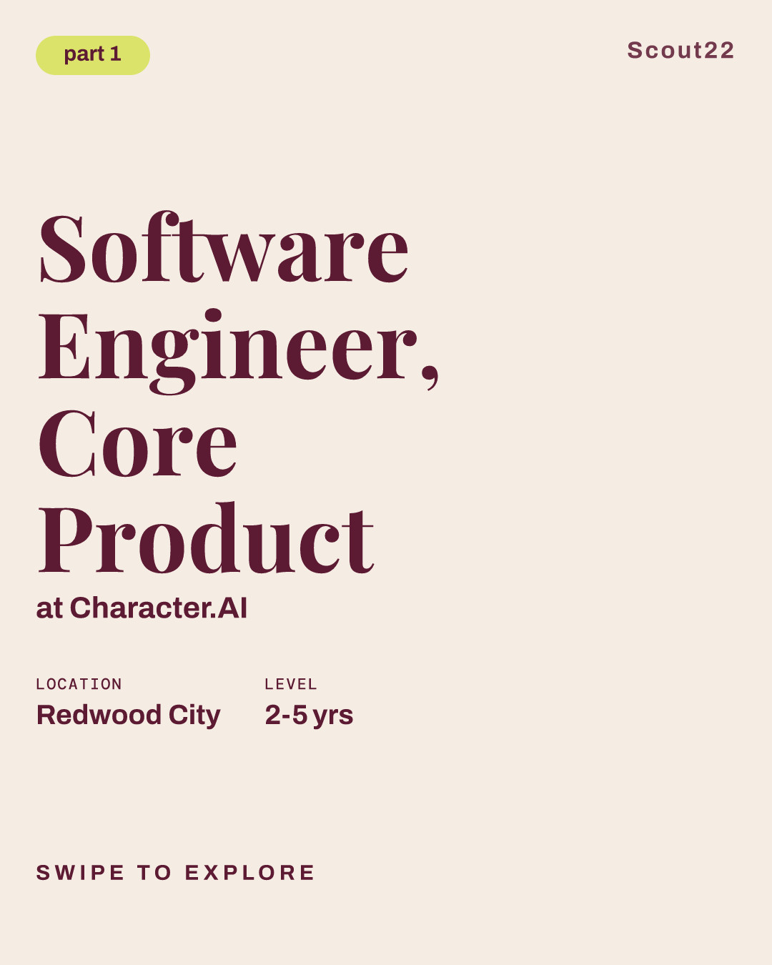 Software Engineer, Core Product at Character.AI