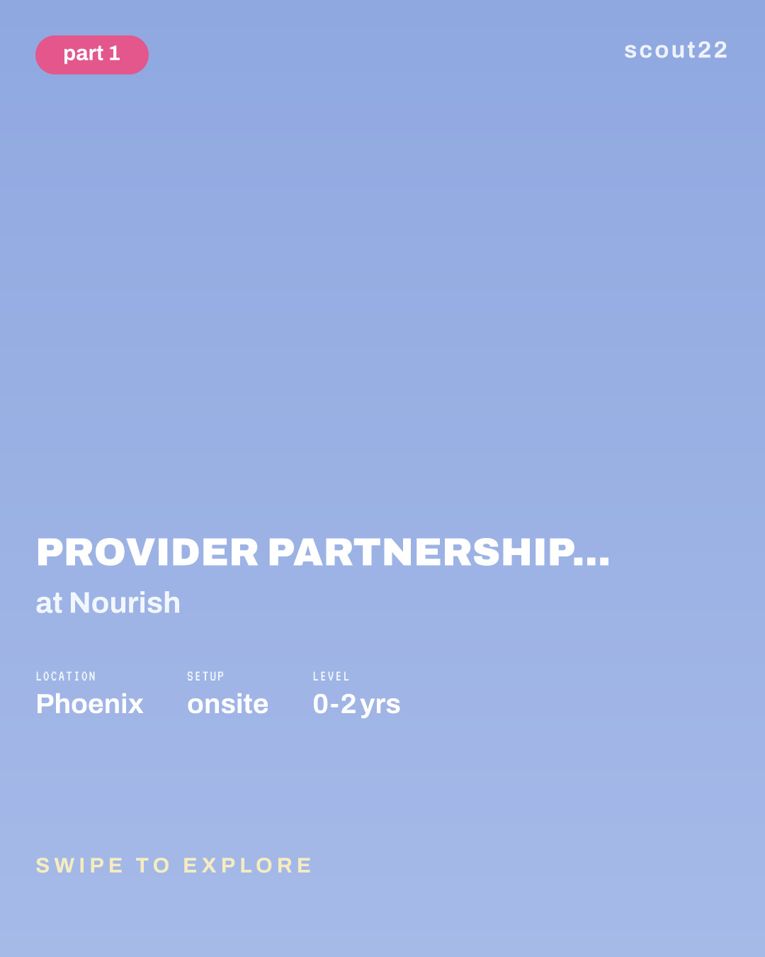 Provider Partnerships Associate (Territory Sales Manager) at Nourish