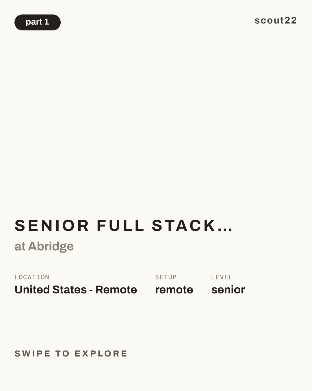 Senior Full Stack Engineer, Integrations VistA at Abridge
