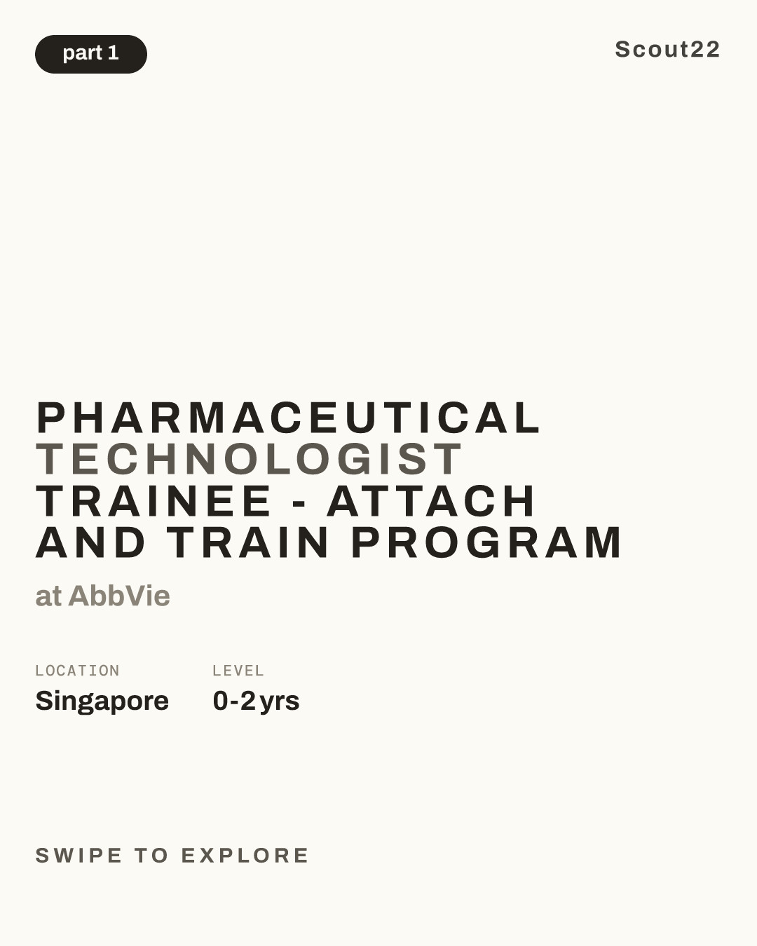 Pharmaceutical Technologist Trainee - Attach and Train Program at AbbVie