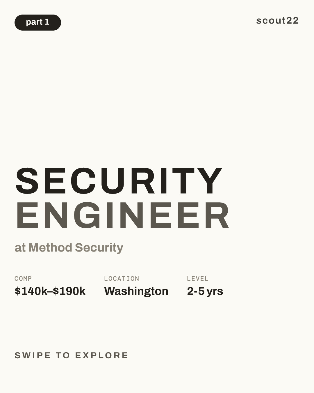 Security Engineer at Method Security