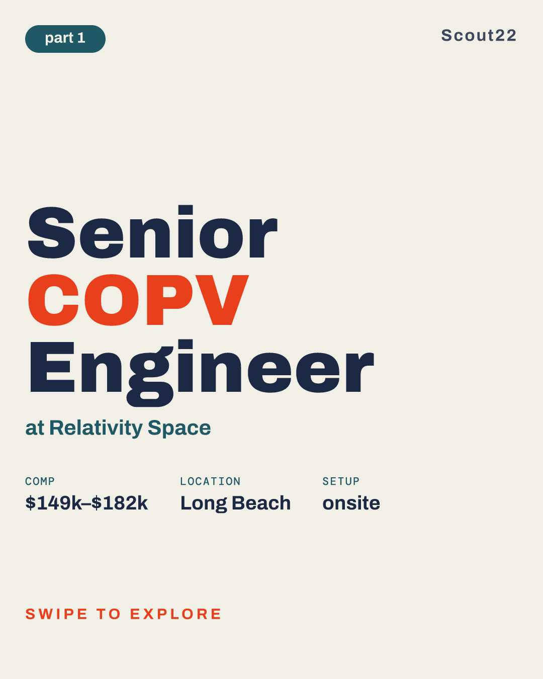 Senior COPV Engineer at Relativity Space