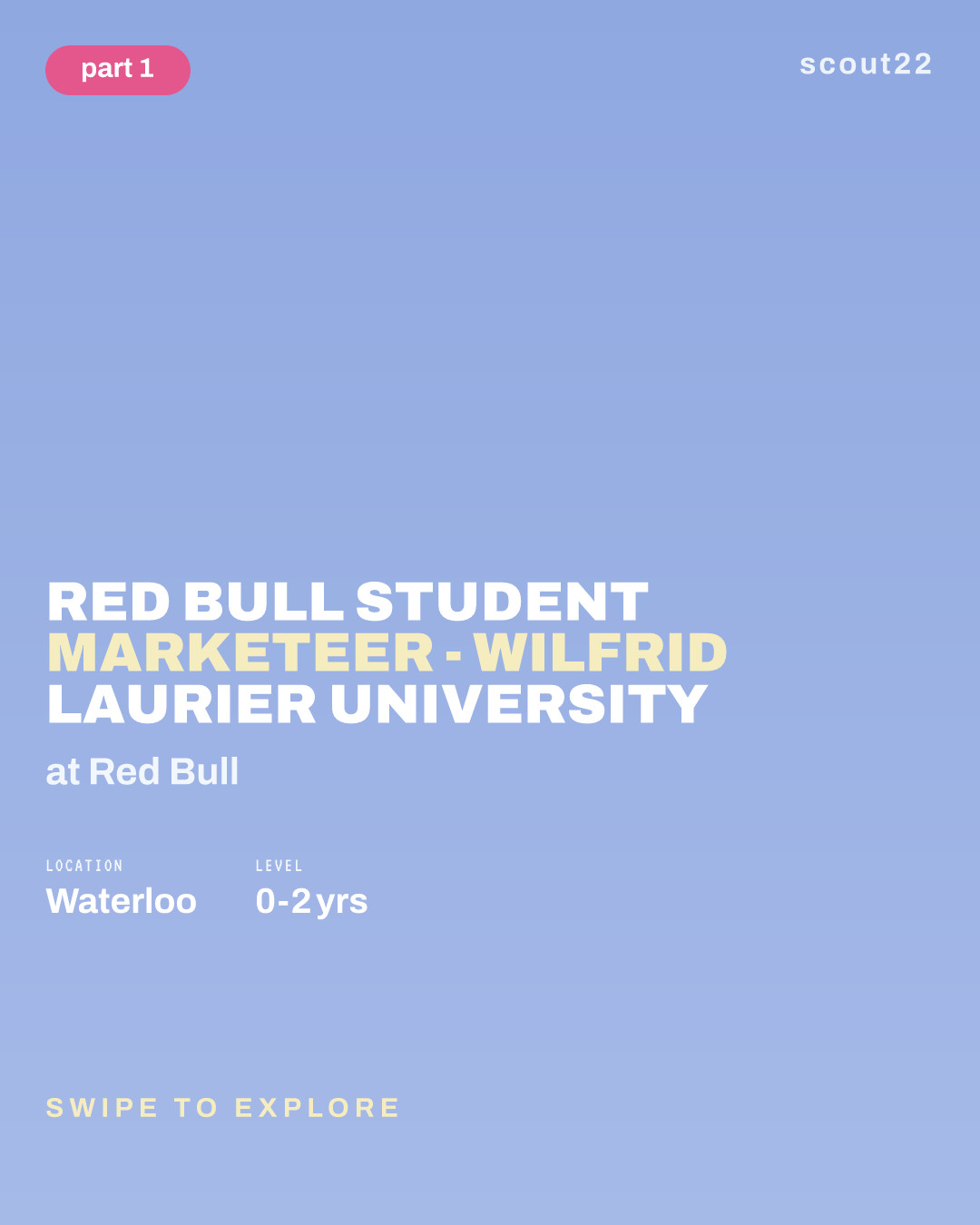 Red Bull Student Marketeer - Wilfrid Laurier University at Red Bull