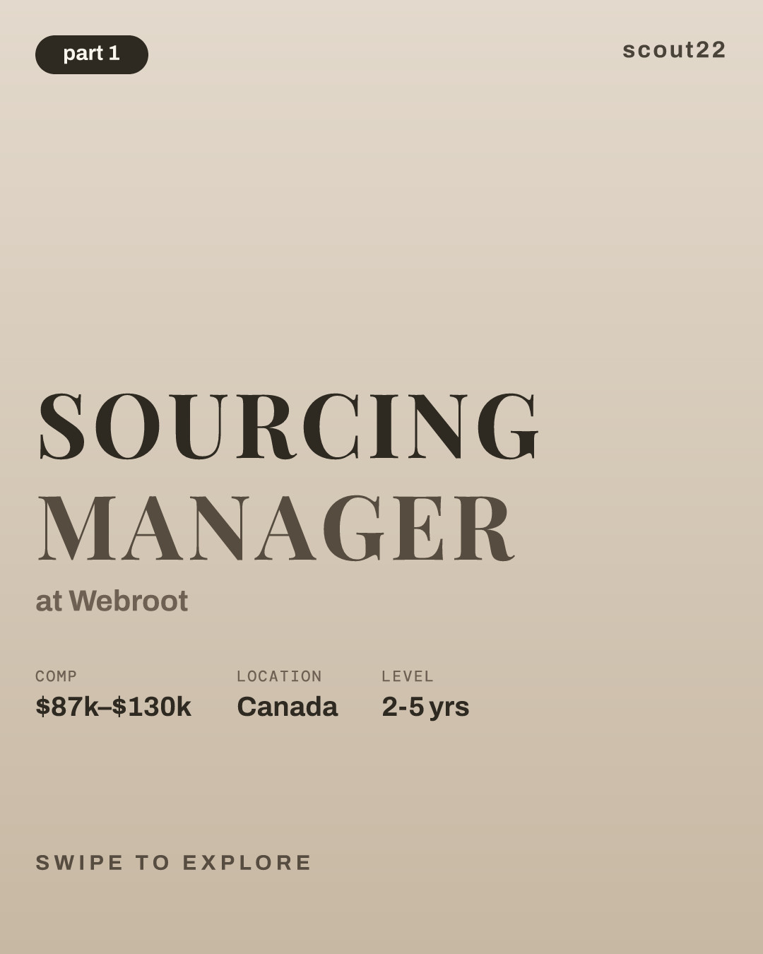 Sourcing Manager at Webroot