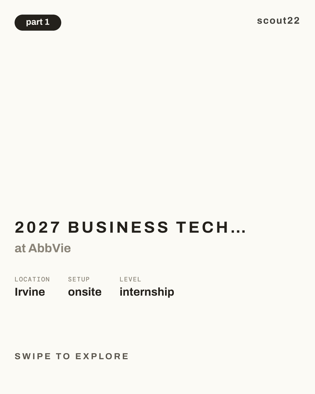 2027 Business Technology Solutions Intern - Cybersecurity (Undergraduate) at AbbVie