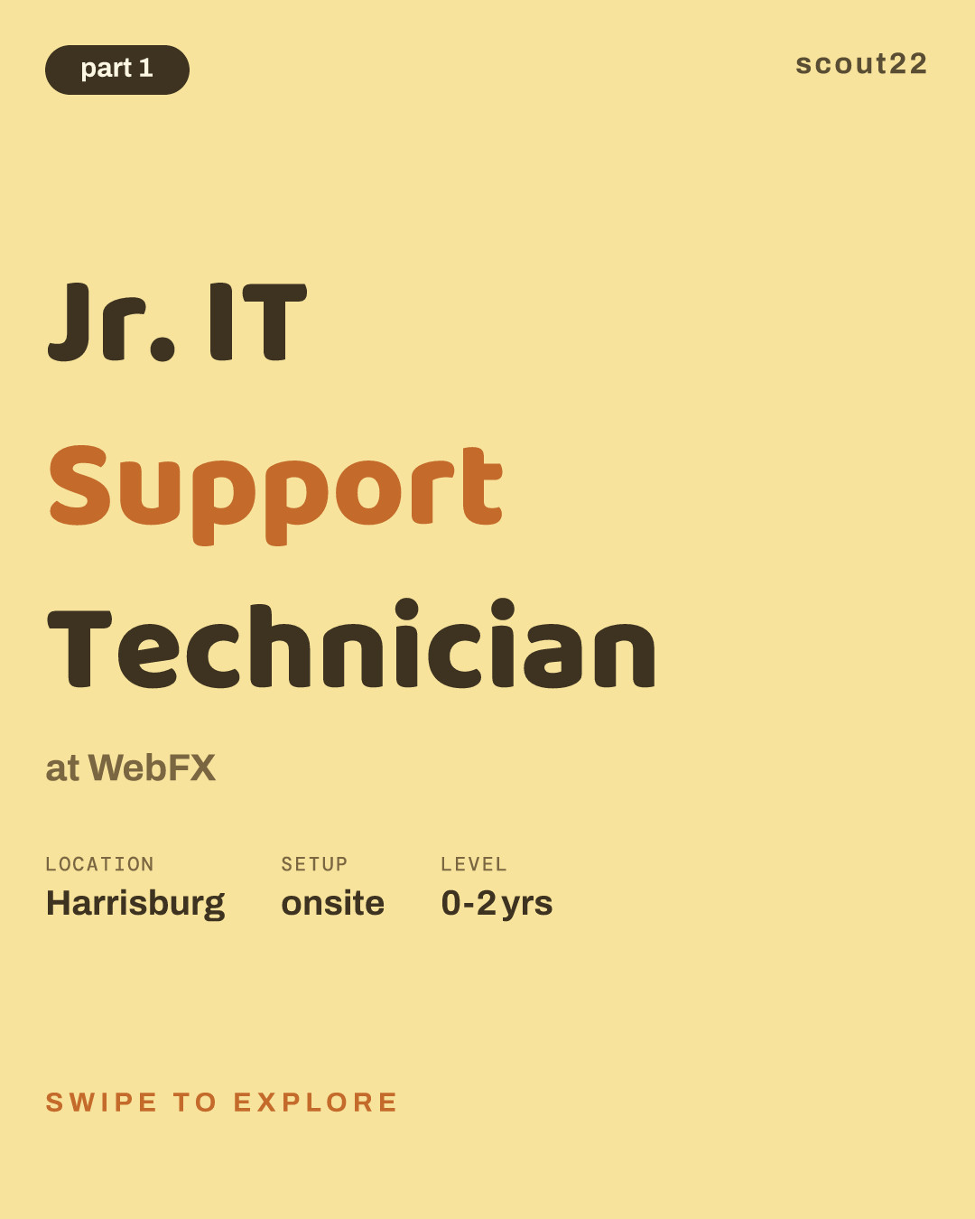 Jr. IT Support Technician at WebFX