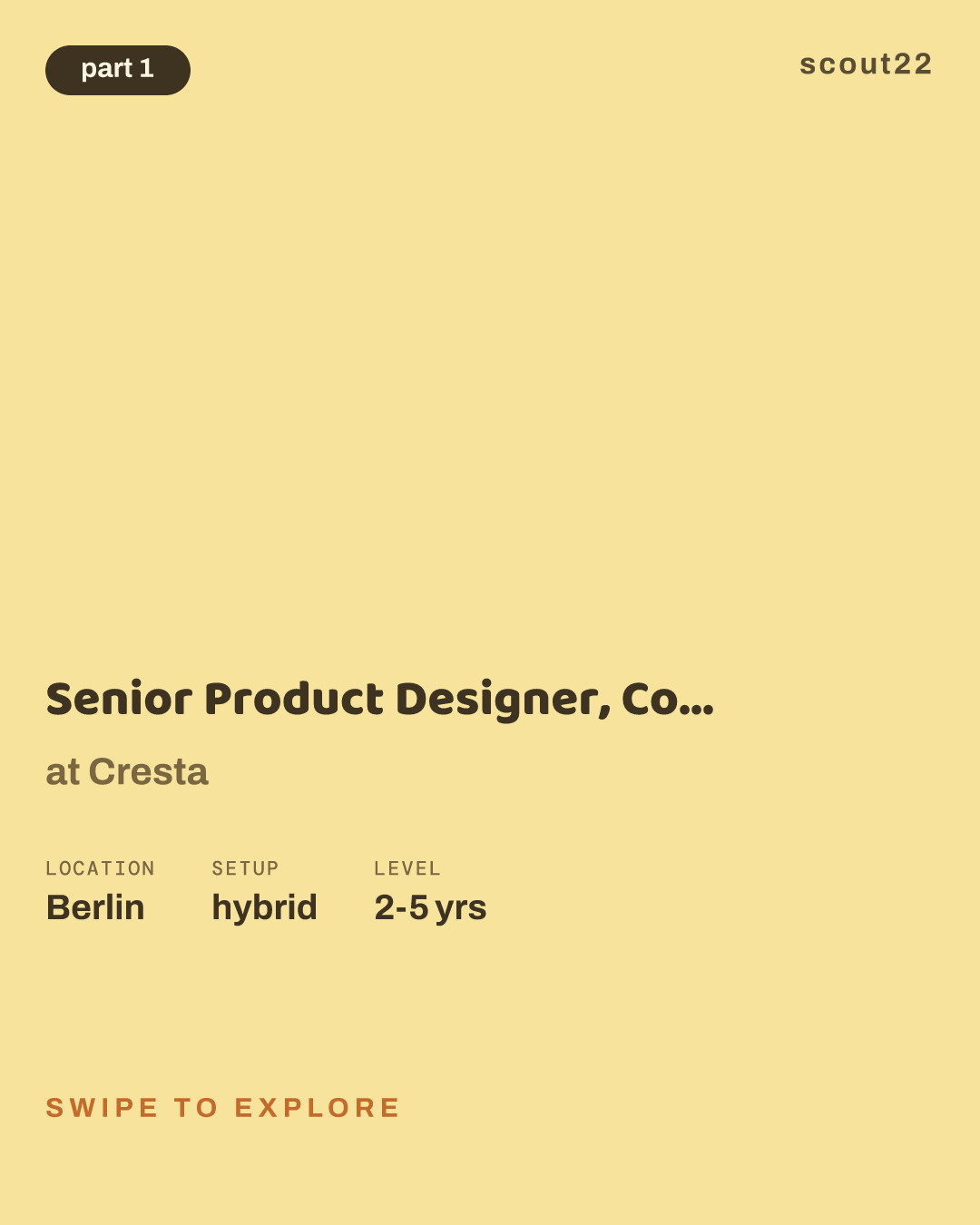 Senior Product Designer, Core Platform at Cresta