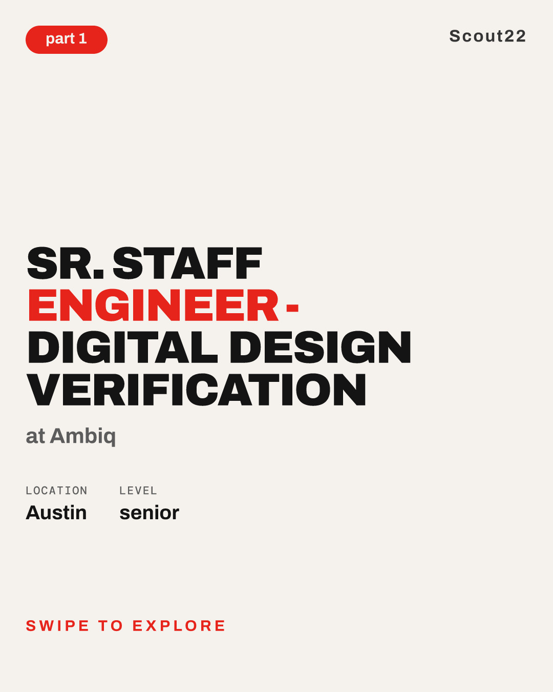 Sr. Staff Engineer - Digital Design Verification at Ambiq