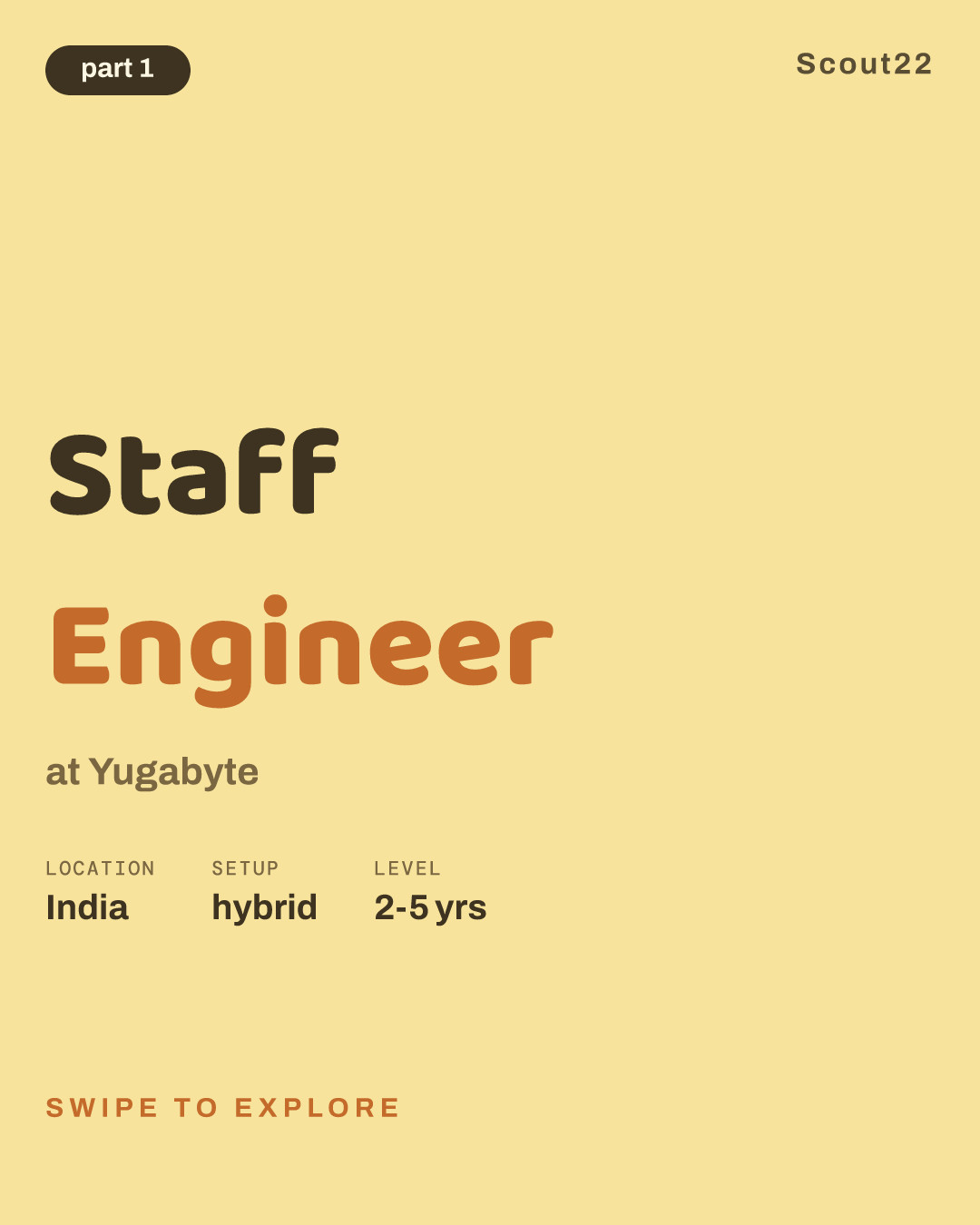 Staff Engineer at Yugabyte