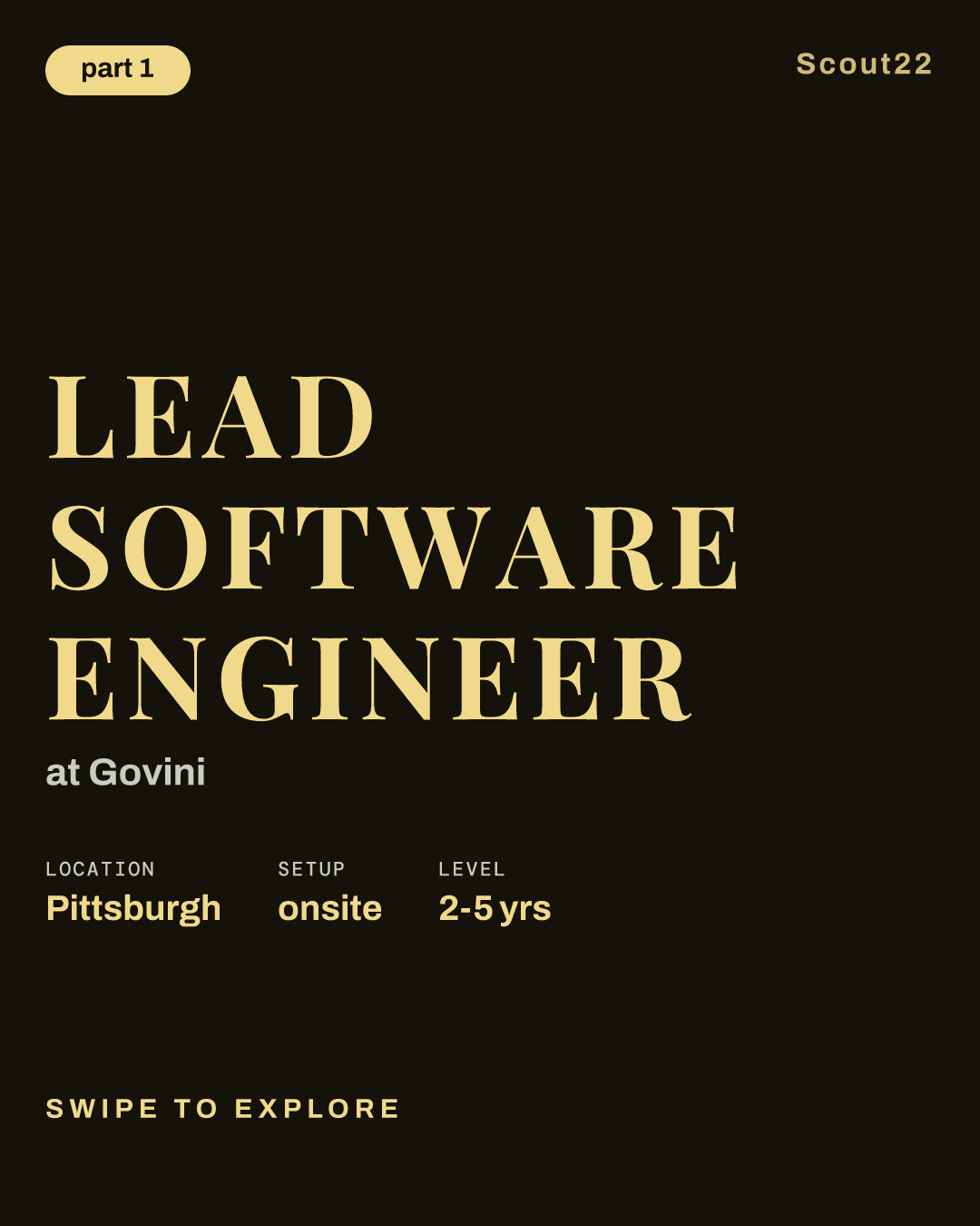 Lead Software Engineer at Govini