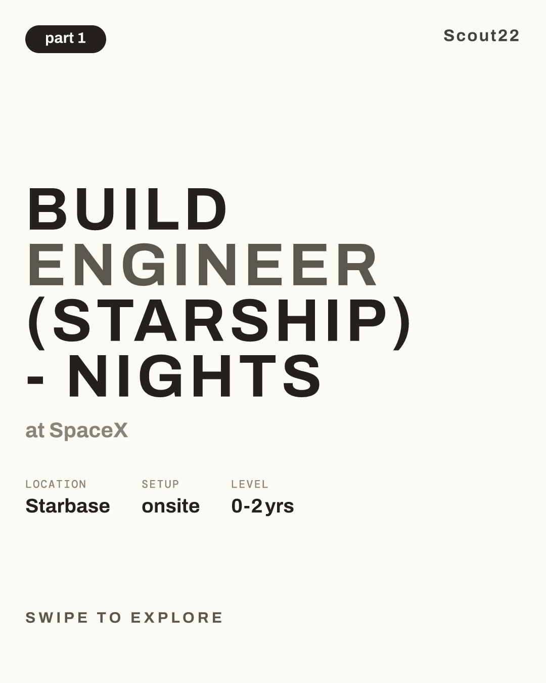 Build Engineer (Starship) - Nights at SpaceX