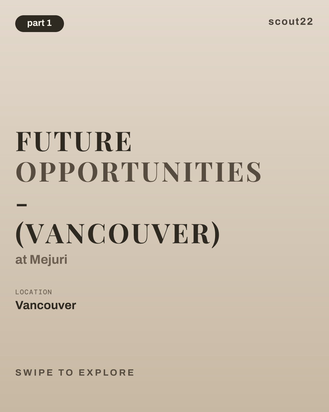 Future Opportunities - (Vancouver) at Mejuri
