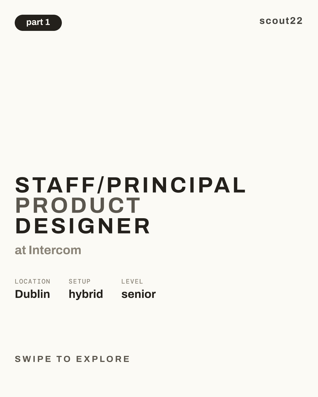 Staff/Principal Product Designer at Intercom