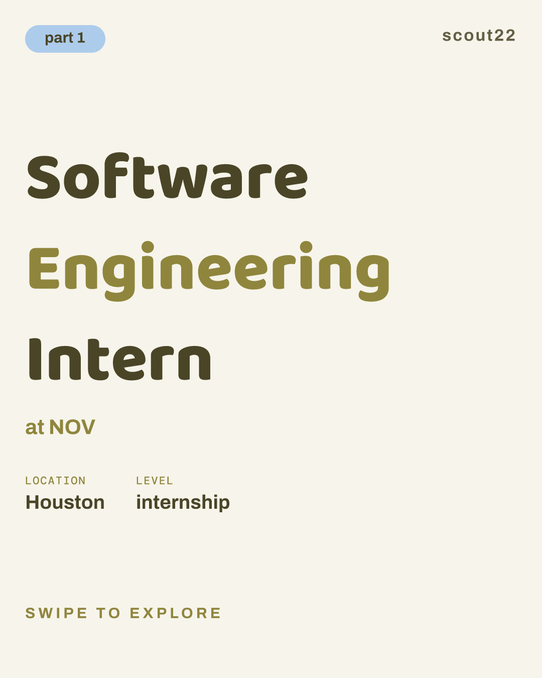 Software Engineering Intern at NOV