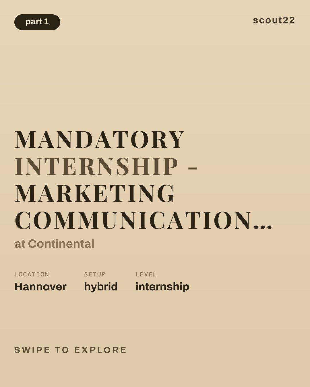 Mandatory Internship - Marketing Communication International / Two-Wheel Tires (Bicycle and Motorcycle) - REF99023K at Continental
