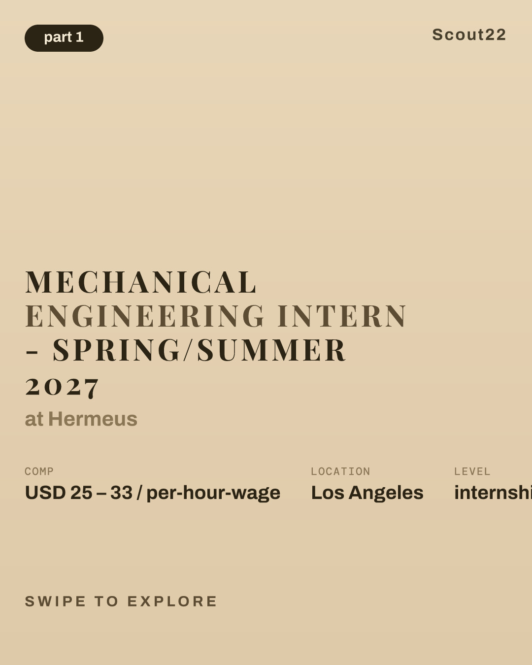 Mechanical Engineering Intern  - Spring/Summer 2027 at Hermeus