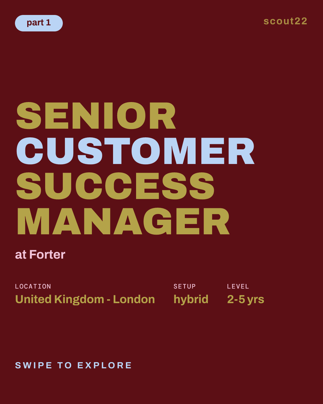 Senior Customer Success Manager at Forter