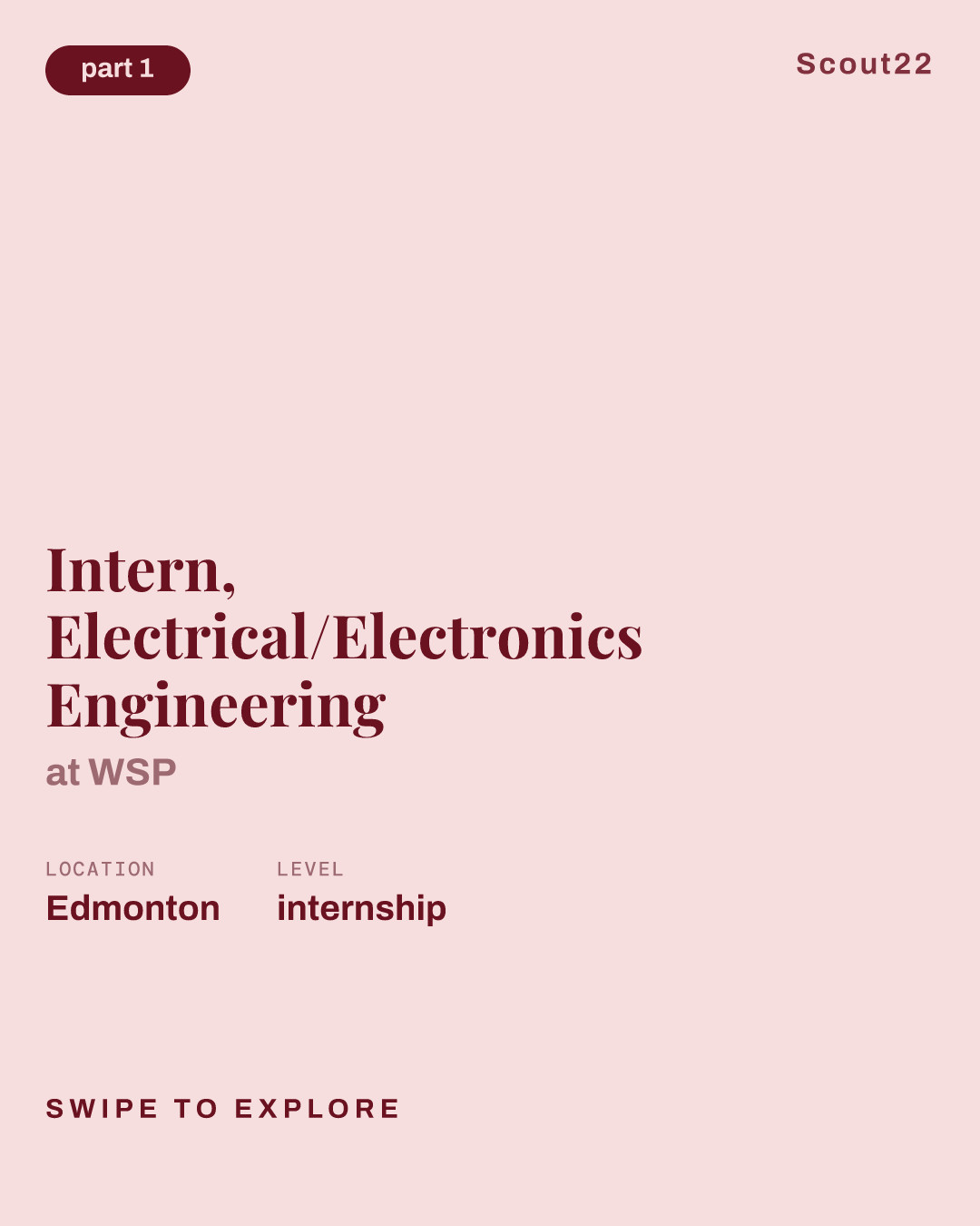 Intern, Electrical/Electronics Engineering at WSP