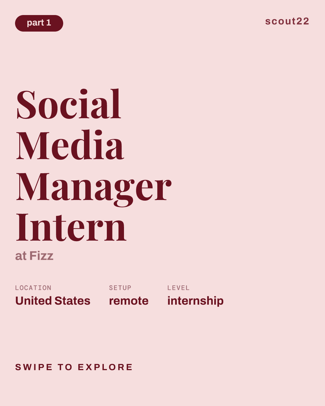 Social Media Manager Intern at Fizz