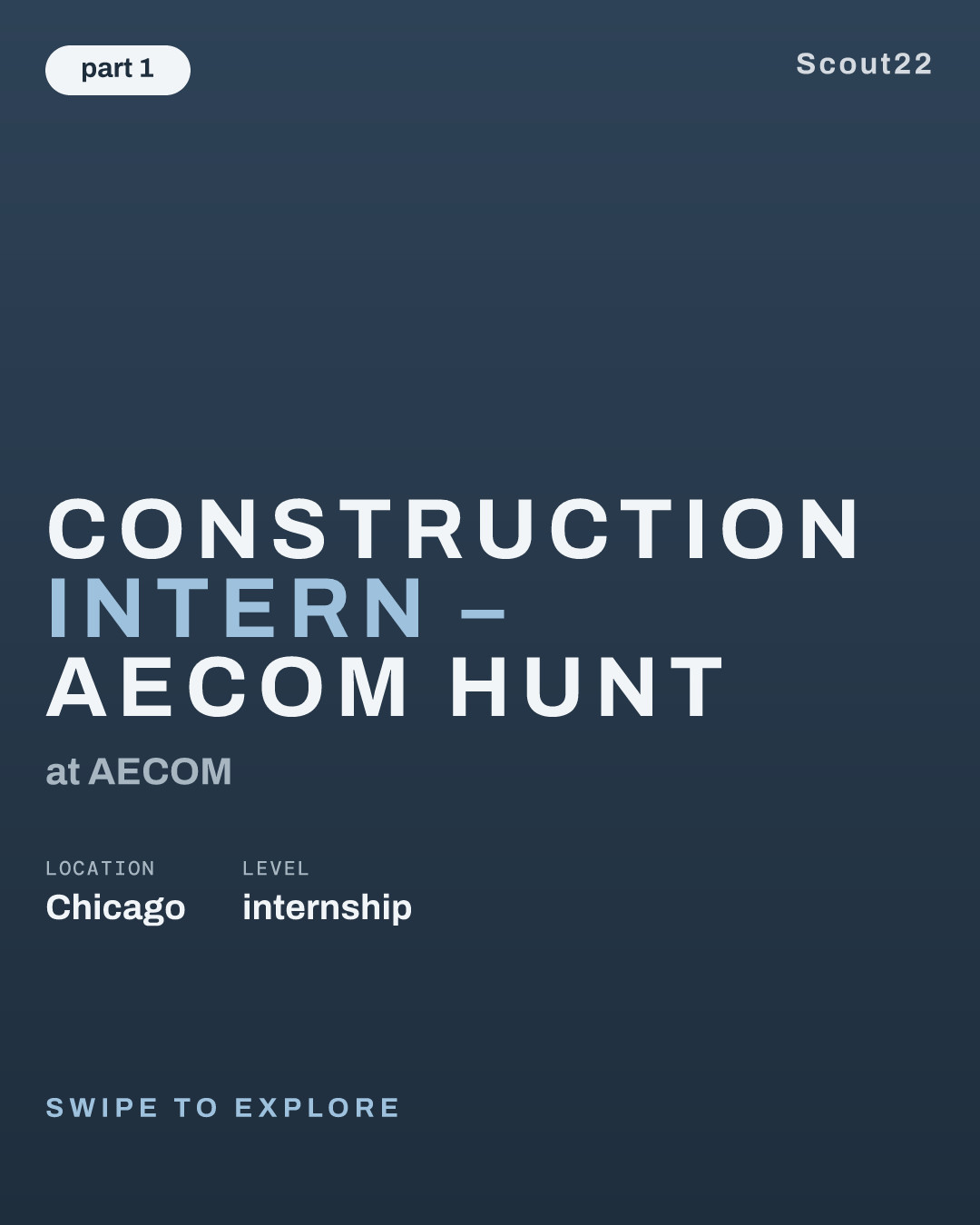 Construction Intern – AECOM Hunt at AECOM