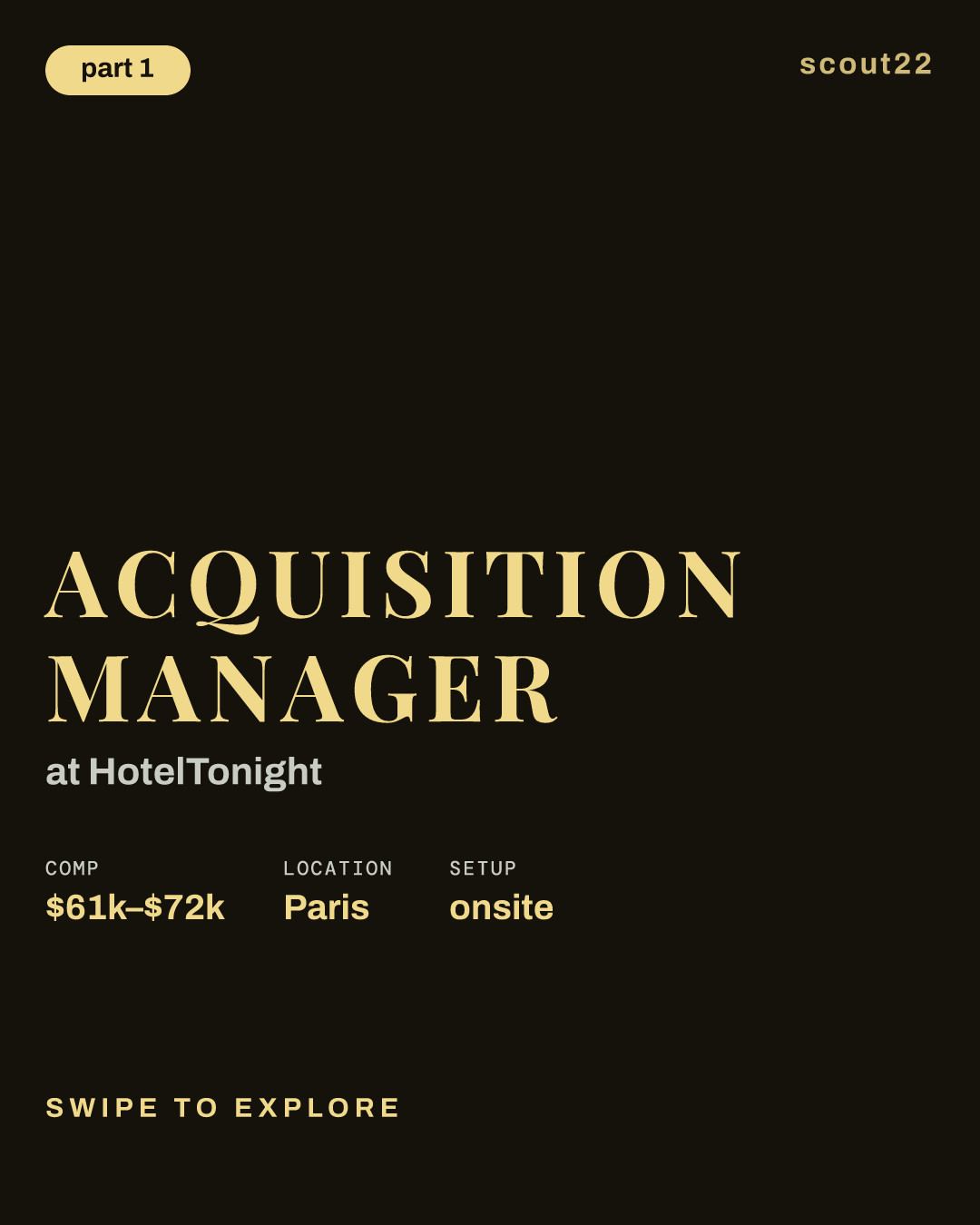 Acquisition Manager at HotelTonight
