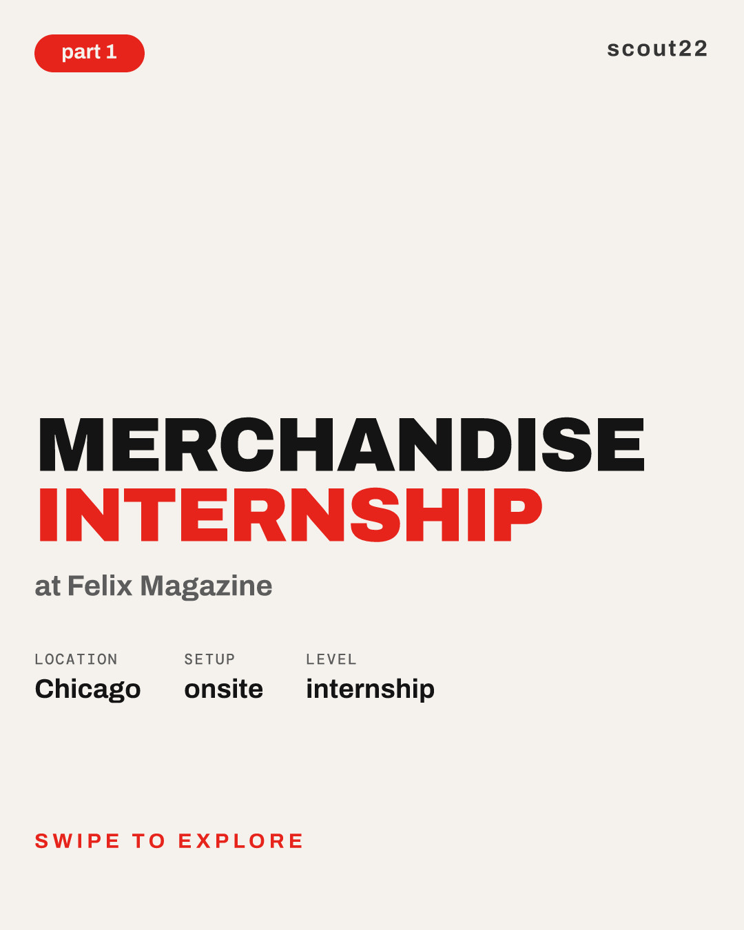 Merchandise Internship at Felix Magazine